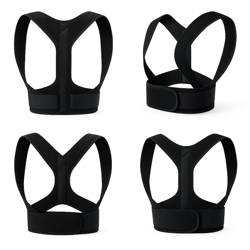 BodyZen Adjustable Breathable Posture Corrector for Women – Lightweight Back and Shoulder Support Belt