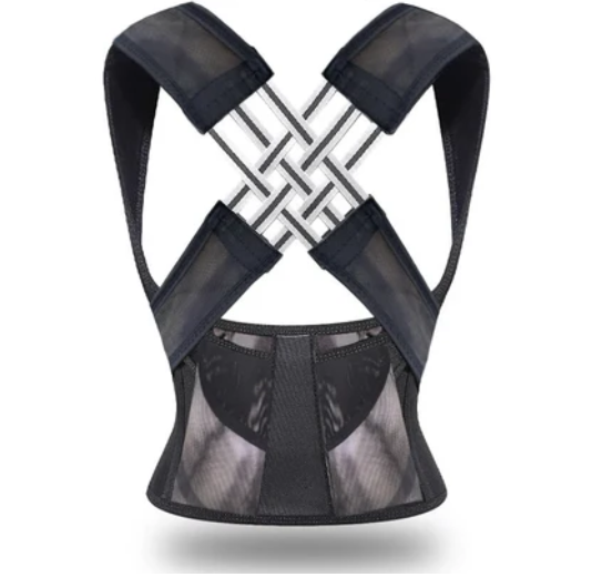Adjustable Back Posture Corrector for Women – Breathable Shoulder and Lumbar Support Belt