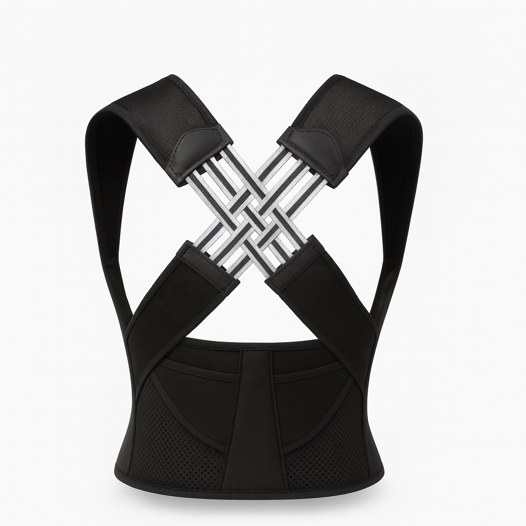 Adjustable Back Posture Corrector for Women – Breathable Shoulder and Lumbar Support Belt